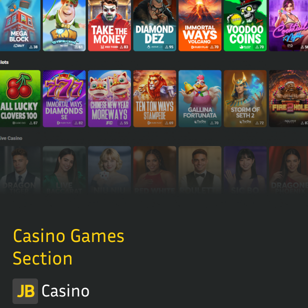 JB Casino Login Access Your Favorite Games Anytime